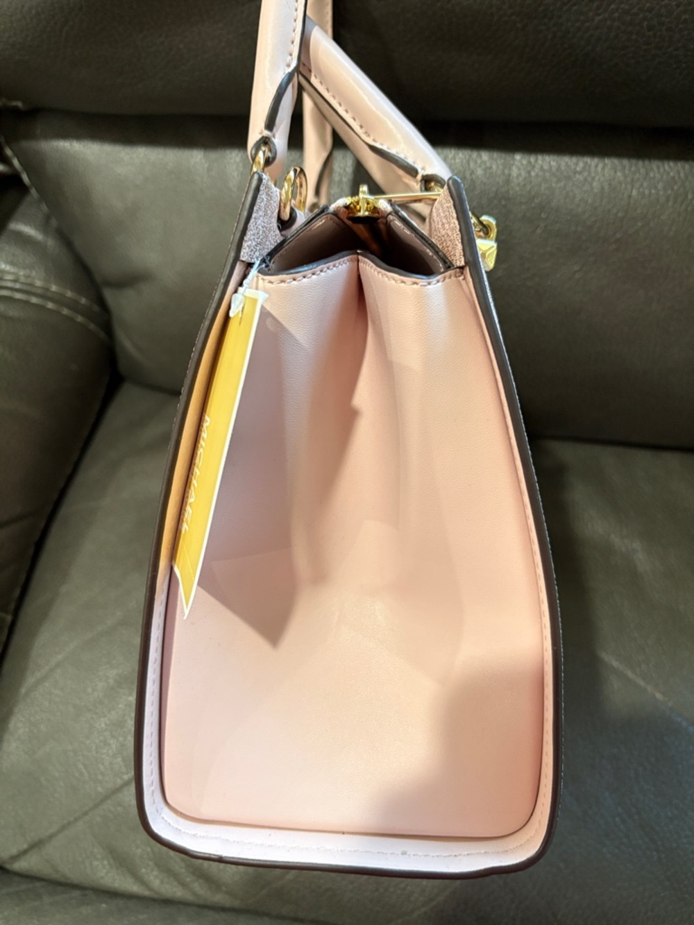 Michael Kors medium satchel in powder blush - Picture 3 of 10